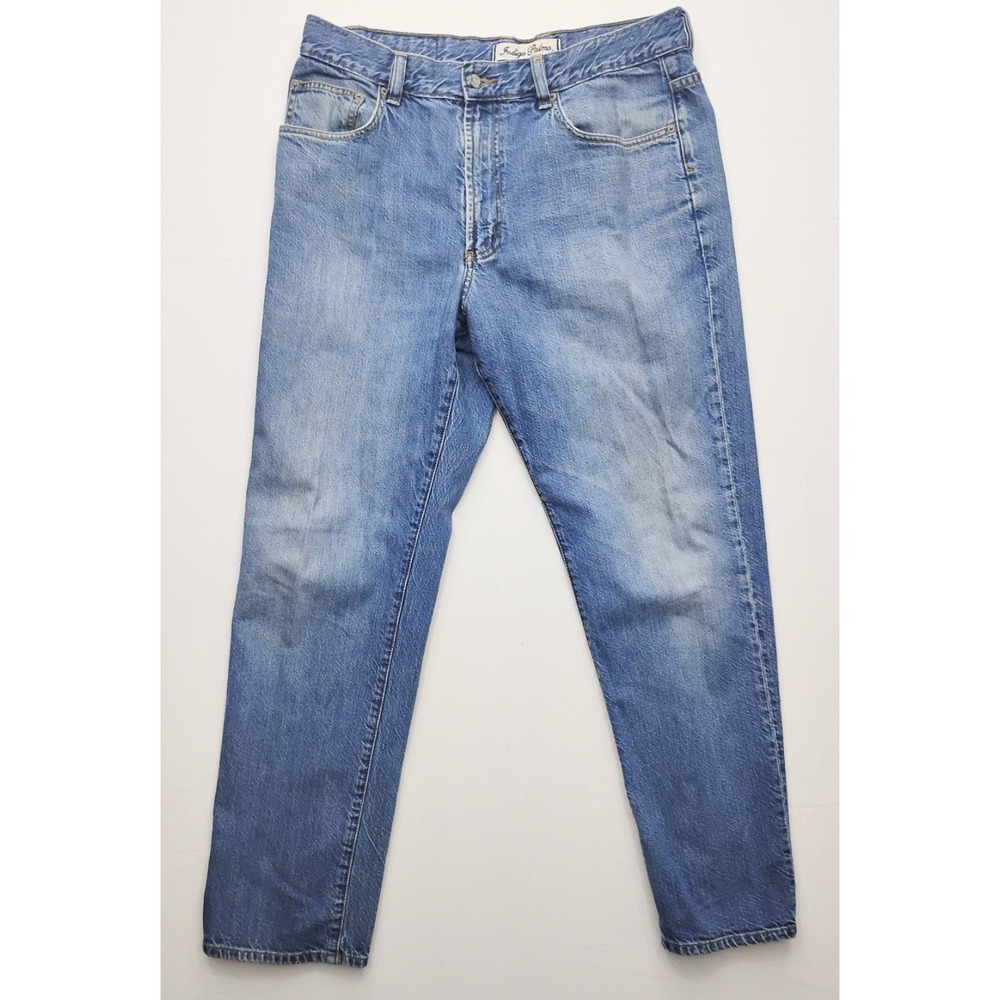 Tommy Bahama Indigo Palms Denim Blue Jeans Men's 36x32 Classic Fit Hong Kong